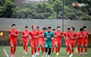 Buổi tập đầu tiên và duy nhất của U-22 Việt Nam trên đất Trung Quốc