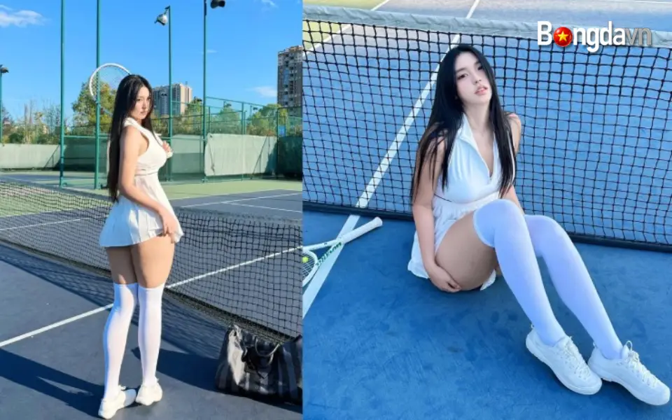Hotgirl Sae Beyok khiến fan "dậy sóng" với bộ ảnh tennis gợi cảm
