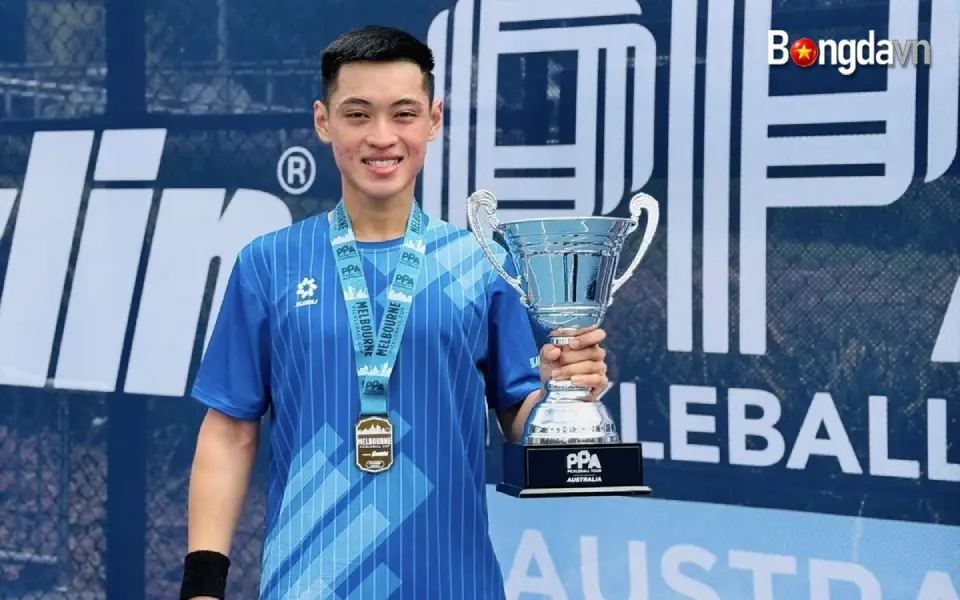 Trương Vinh Hiển đánh bại Lý Hoàng Nam giành cúp vô địch pickleball 2 khát vọng và tinh thần chiến đấu của Trương Vinh Hiển