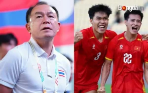HLV U22 Thái Lan đánh giá cao sự tiến bộ của U22 Việt Nam