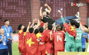 Khu vực “dậy sóng” vì chiến thắng của U22 Việt Nam