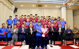Lãnh đạo VFF gặp mặt, động viên các đội tuyển chuẩn bị dự Sea Games 33
