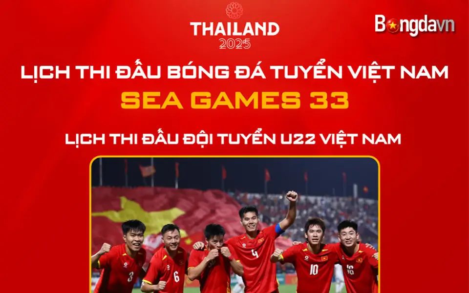 Lịch thi đấu của các đội tuyển Việt Nam tại SEA Games 33