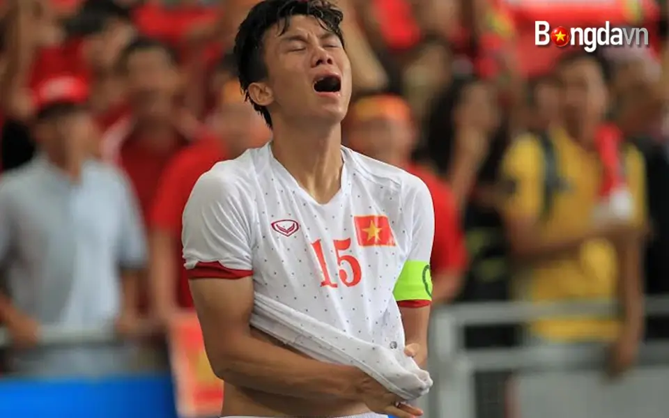 Nước mắt của Quế Ngọc Hải khi anh chơi kỳ SEA Games 2015