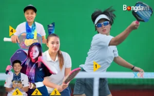 Top 5 tay vợt Pickleball nữ nổi bật của Việt Nam