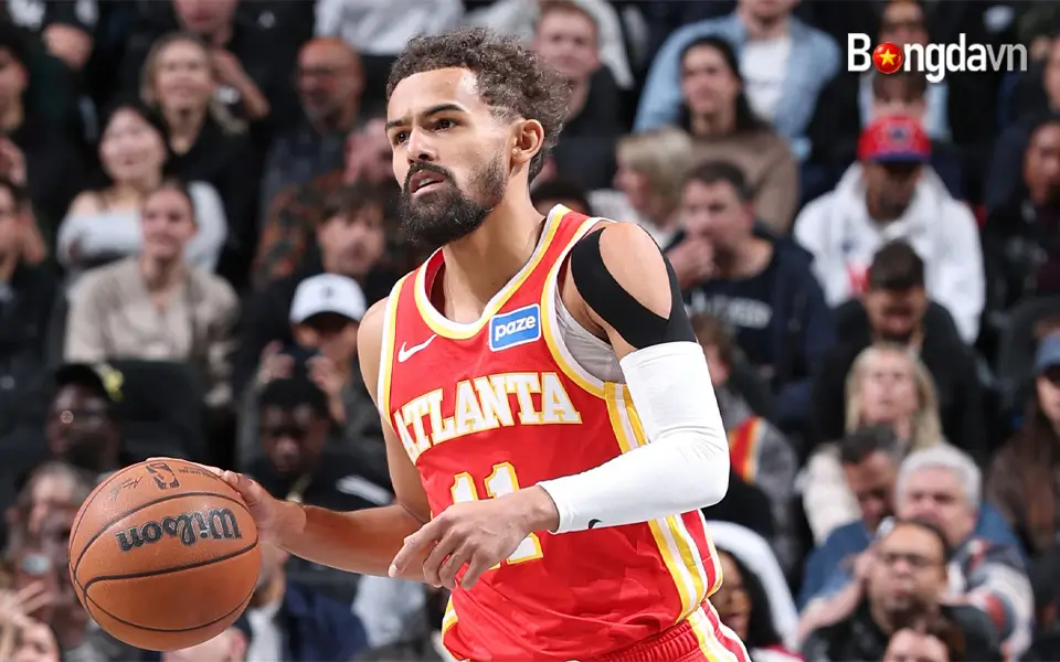 Trae Young của Hawks sẽ phải nghỉ thi đấu thêm hai tuần