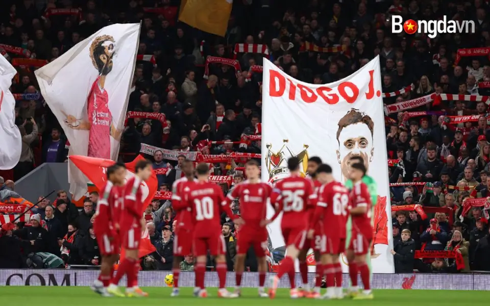 HLV Arne Slot tri ân Diogo Jota trước cuộc đối đầu với Wolves 2 tribute diogo jota