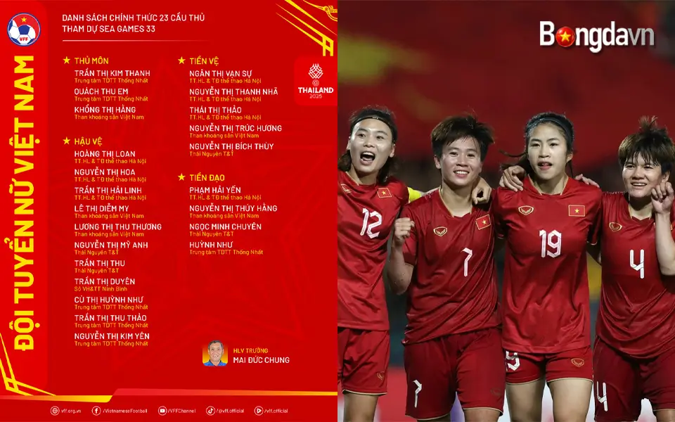 Tuyển nữ Việt Nam quyết bảo vệ tấm HCV SEA Games