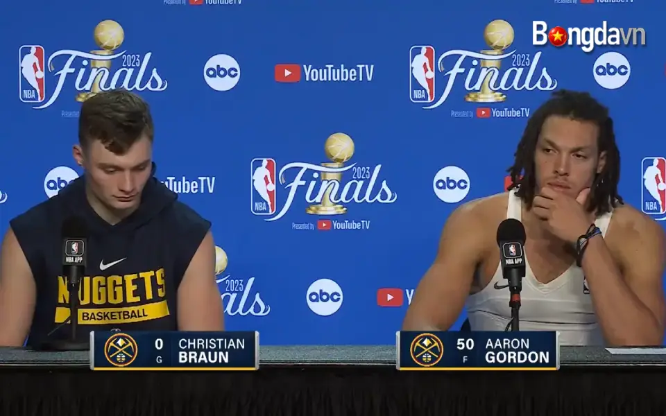 Aaron Gordon và Christian Braun trở lại đội hình Denver Nuggets