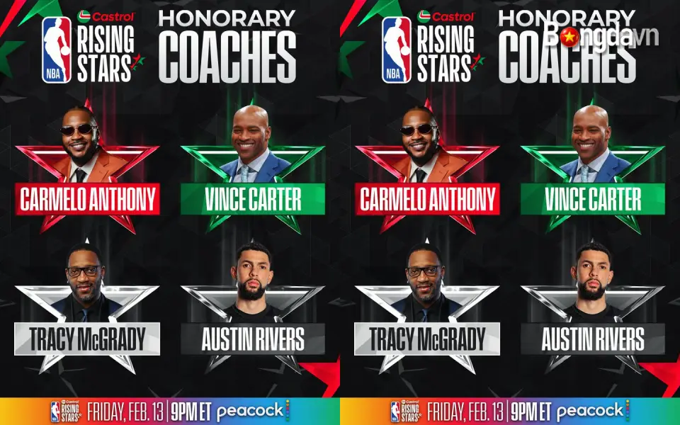 Danh sách chính thức các huấn luyện viên trưởng danh dự của chương trình Castrol Rising Stars 2026