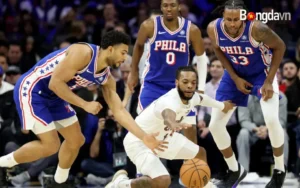 Darius Garland dính chấn thương chân trong trận thắng 76ers