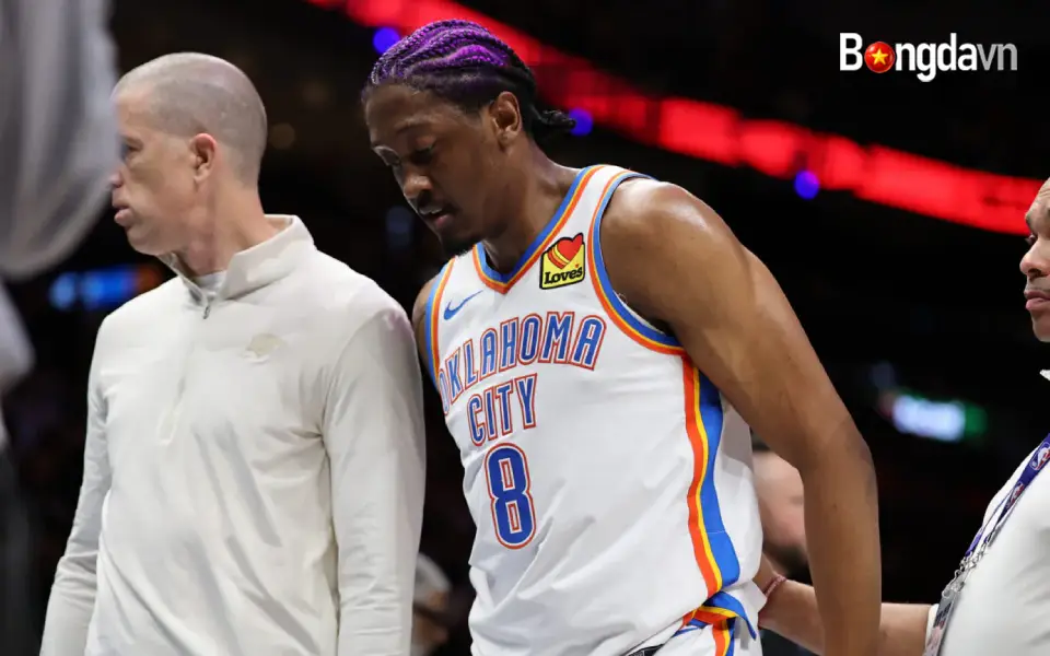 Jalen Williams gặp chấn thương trong ngày Oklahoma City gục ngã trước Miami