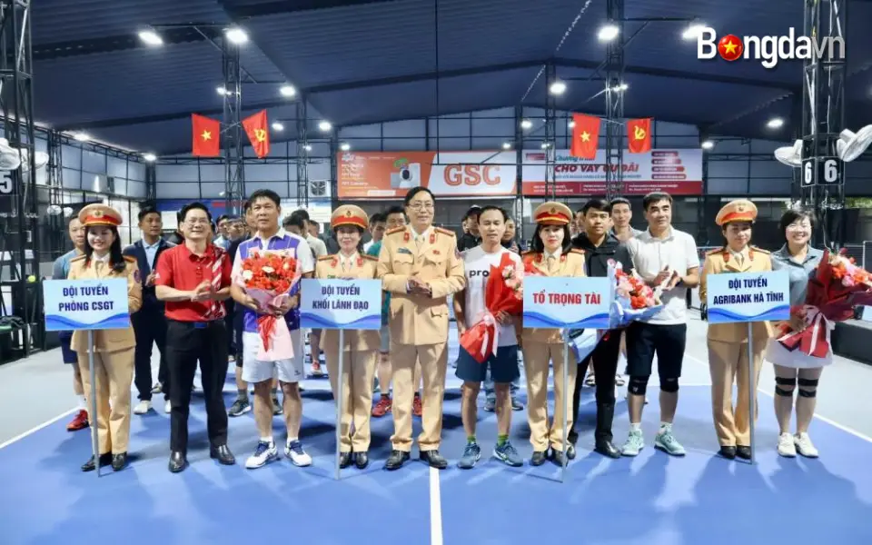 Phòng CSGT Công an tỉnh tổ chức Giải Pickleball