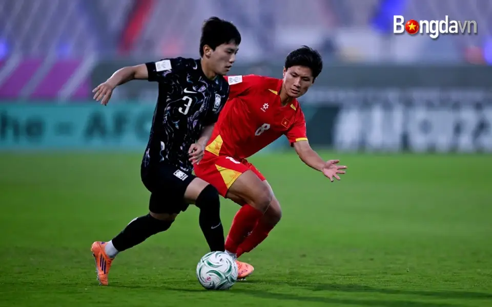 U23 Việt Nam thi đấu kiên cường trước “gã khổng lồ” Hàn Quốc