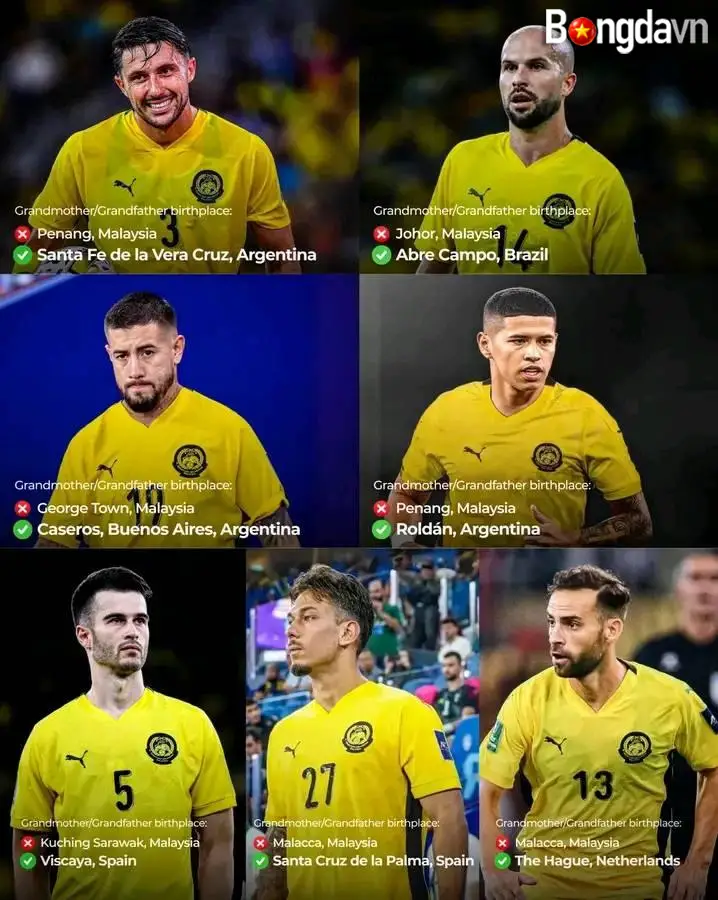 7 cầu thủ nhập tịch Malaysia nhận tin cực vui sau án phạt từ FIFA 2 7 cầu thủ nhập tịch trái phép của Malaysia đã được khôi phục giá trị chuyển nhượng