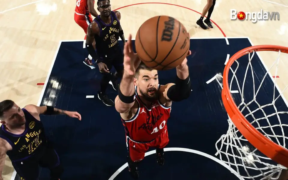 Ivica Zubac chính thức gia nhập Indiana Pacers 2 Ivica Zubac lọt nhóm 5 trung phong bắt bóng bật bảng tốt nhất giải đấu