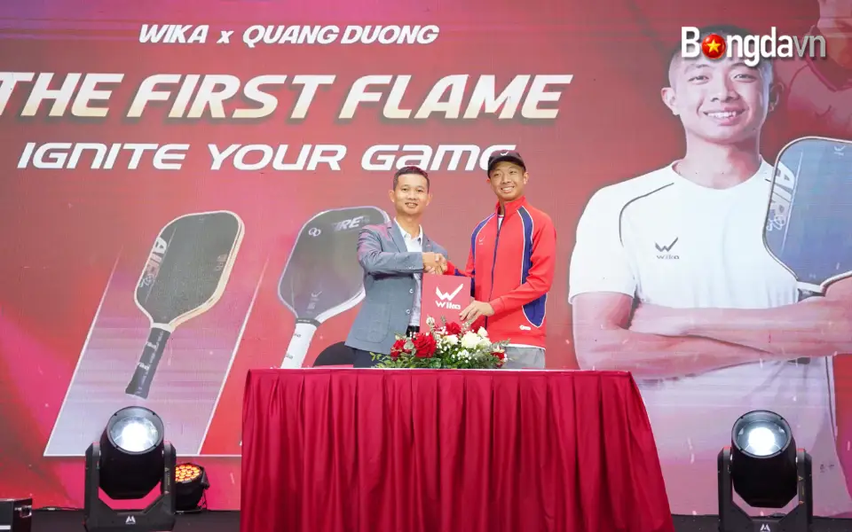 Tay vợt pickleball Quang Dương đánh dấu cột mốc mới trong sự nghiệp