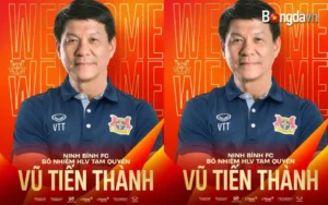 HLV Vũ Tiến Thành và nhiệm vụ ngắn hạn tại CLB Ninh Bình