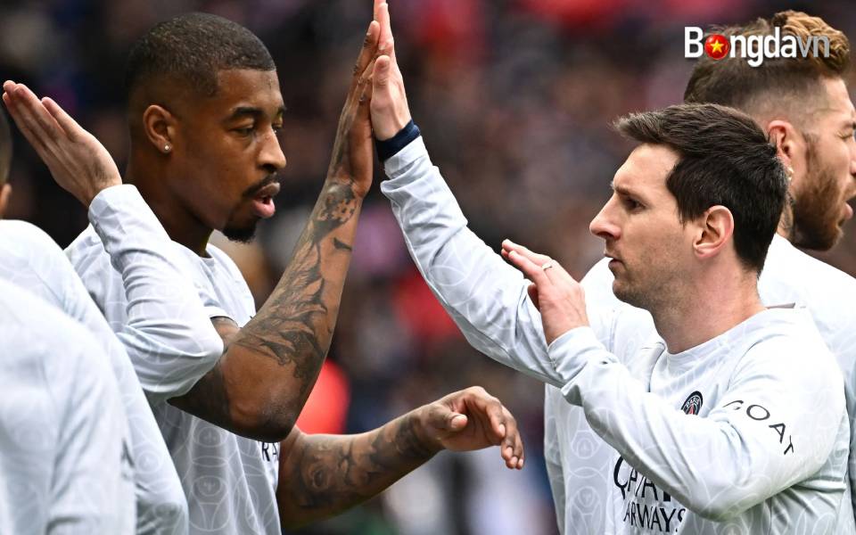 Presnel Kimpembe and Messi