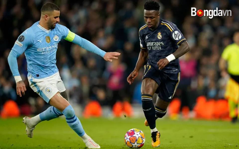 Real Madrid sẵn sàng đôi công với Man City tại Champions League 2 Vini C1