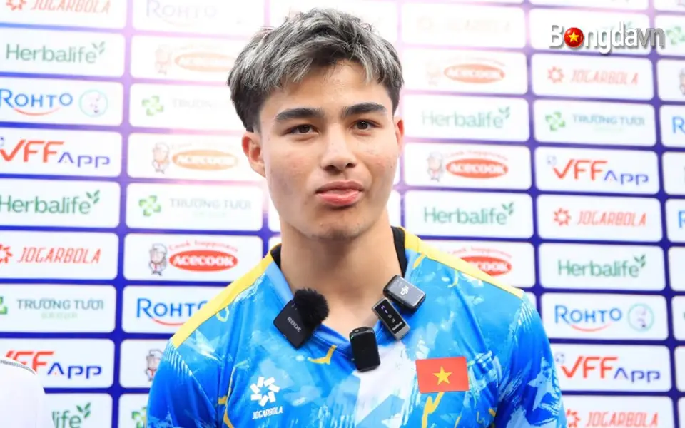 Antonio Moric háo hức trong lần đầu khoác áo U23 Việt Nam