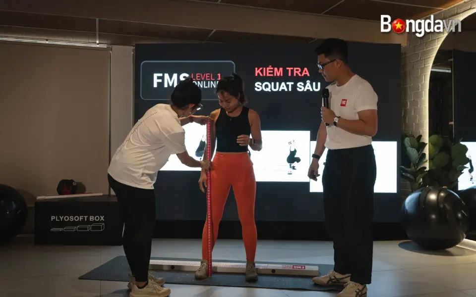 Các bài kiểm tra của FMS hạn chế các chấn thương không đáng có của người tập luyện