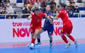 đội tuyển futsal nữ Việt Nam tranh HCĐ với Indonesia