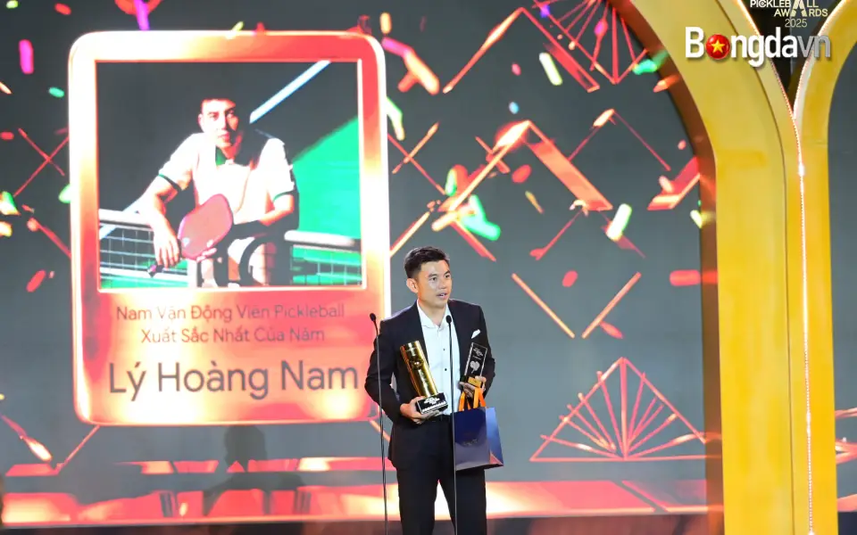 Lý Hoàng Nam Trở Thành VĐV Pickleball Xuất Sắc Nhất 2025