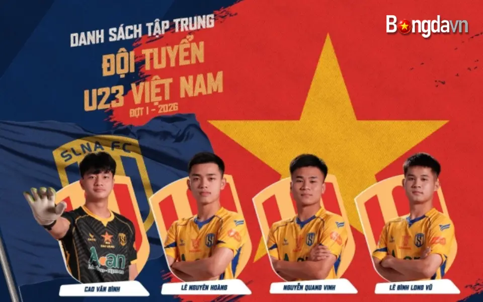 Những cái tên đầu tiên trong danh sách triệu tập