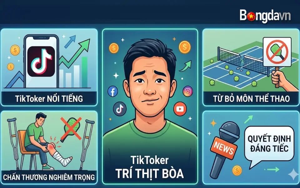 Sự cố bất ngờ của chàng hot TikToker mê vận động
