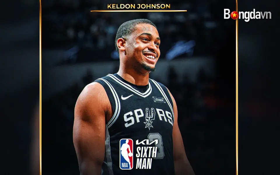 Keldon Johnson Ẵm Giải Dự Bị Hay Nhất NBA 2026
