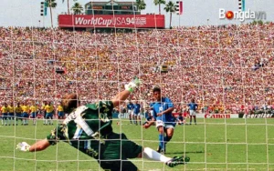 Baggio, khiến Italy thua Brazil 2-3 trong loạt luân lưu (sau khi hòa 0-0 qua 120 phút) ở chung kết World Cup 1994