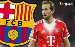 Barca không có tiền mua Harry Kane
