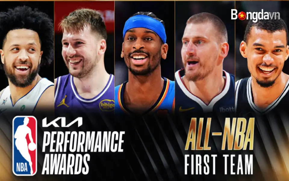 Đội hình 1 All-NBA 2026 Sự thống trị của Jokic và Wembanyama