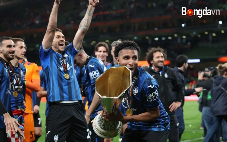 Ederson cùng Atalanta vô địch Europa League trước Leverkusen