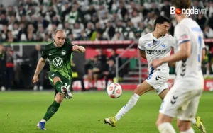Eriksen cùng Wolfsburg xuống hạng ở Bundesliga