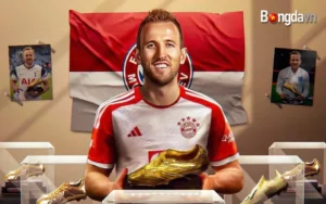 Harry Kane lần thứ hai giành Giày Vàng châu Âu