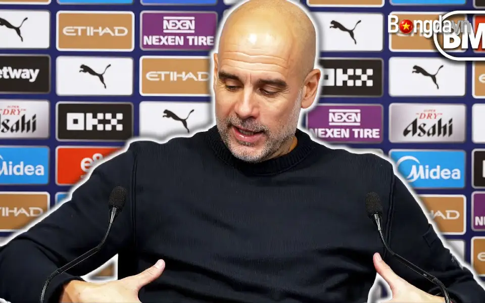 Pep Guardiola cổ vũ West Ham cản bước Arsenal 2 HLV Pep Guardiola bất ngờ hô vang khẩu hiệu West Ham tại buổi họp báo