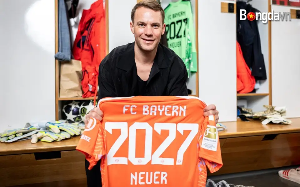 Manuel Neuer gia hạn hợp đồng thêm 1 năm với Bayern Munich