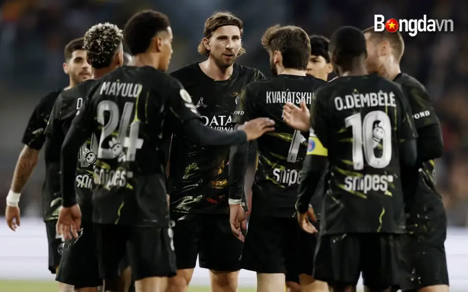 PSG vô địch Ligue 1 lần thứ 5 liên tiếp