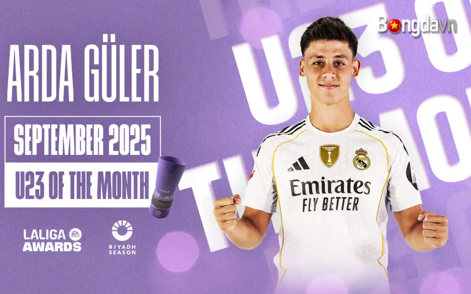 Arda Güler LALIGA EA SPORTS Bàn thắng đẹp nhất mùa giải 2025/26