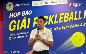 Giải pickleball Châu Á mở rộng 2026 khởi tranh