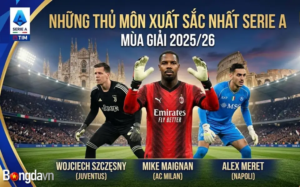 Những thủ môn Xuất Sắc Nhất Serie A Mùa Giải 2025/26
