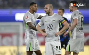 Wolfsburg xuống hạng sau 29 năm liên tiếp chơi ở Bundesliga
