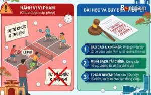 Bài Học Pháp Lý Xung Quanh Việc Tự Tổ Chức Giải Pickleball Thu Phí Tại Hải Phòng
