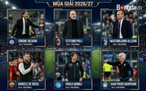 Các huấn luyện Serie A mùa giải 2026/27