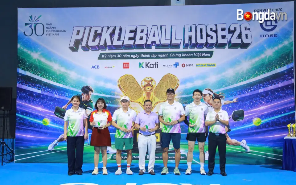 Giải pickleball chào mừng ngày thành lập ngành chứng khoán