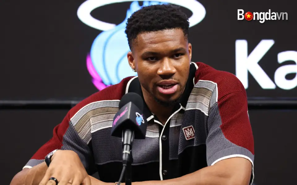 Bom Tấn Kích Nổ Kỷ Nguyên Vô Địch Mới tại NBA 2 Giannis Phát Biểu Trong Ngày Ra Mắt Miami Heat Cùng Bộ Sậu Quyền Lực?