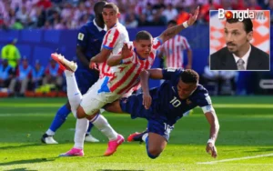 Ibrahimovic Thừa Nhận Sẽ Nhận "5 Thẻ Đỏ" Nếu Đối Đầu Paraguayan