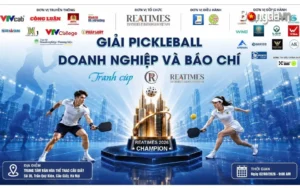 Giải Pickleball Báo chí và Doanh nghiệp tranh cúp Reatimes 2026